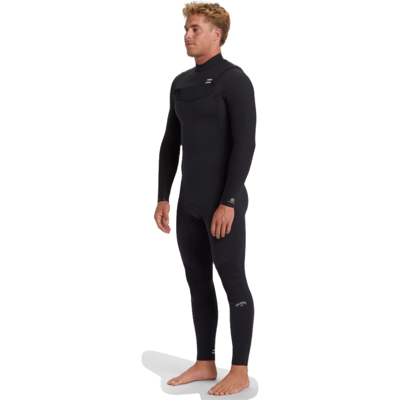 2025 Billabong Mens Revolution Natural 5/4mm Chest Zip Wetsuit ABYW100269 - Black
